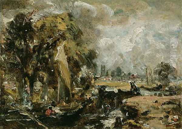Dedham Lock, c.1819-20 - view 1
