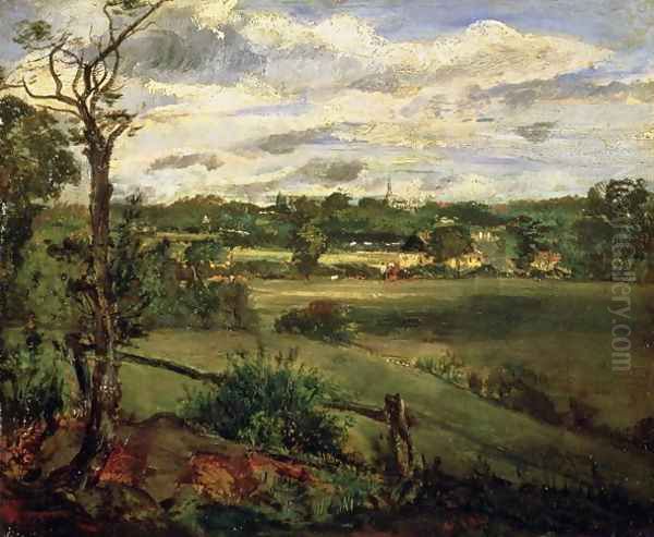 View of Highgate from Hampstead Heath, c.1834 - view 1