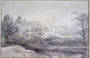 A View in Derbyshire by John Constable