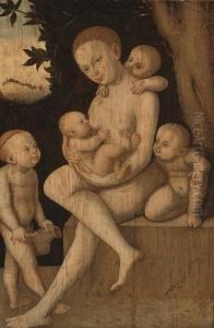 Charity by Lucas The Younger Cranach