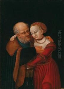Il Giovane Seguace Di by Lucas The Younger Cranach
