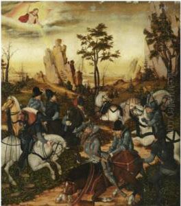 The Conversion Of Saint Paul by Lucas The Younger Cranach