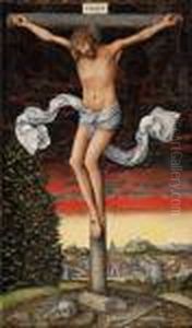 Cristo In Croce by Lucas The Younger Cranach