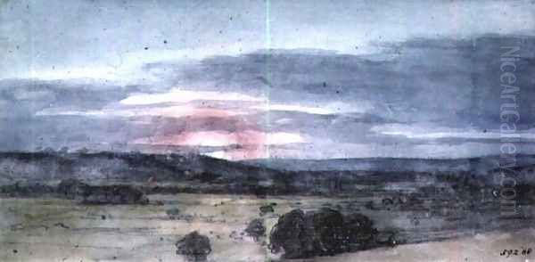 Dedham Vale from East Bergholt Sunset - view 1