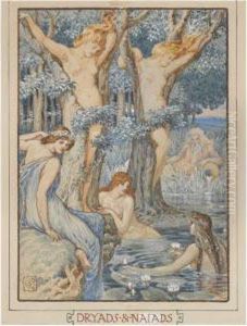 Dryads And Naiads by Walter Crane