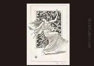 Danseuse Aux Cymbals by Walter Crane