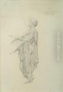 Parthenon Sculpture Sketch by Walter Crane