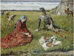 Ruth And Boaz by Walter Crane