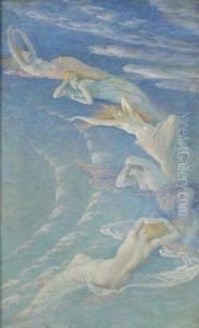 In The Clouds by Walter Crane