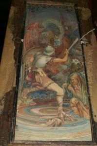 George And The Dragon by Walter Crane