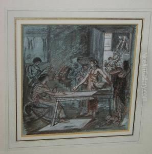 Egyptian Market Scene by Walter Crane