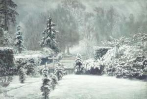 Garden In Snow Garden In Snow