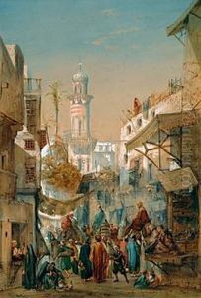 Rue Animee Au Kaire - view 1