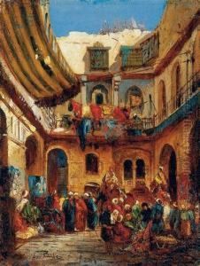 Au Caire by Louis Amable Crapelet