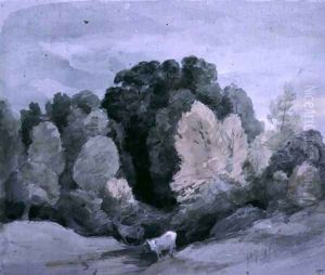Cattle near the Edge of a Wood by John Constable