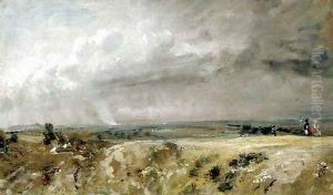 View on Hampstead Heath by John Constable