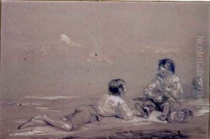 The Young Boat-builders by John Constable