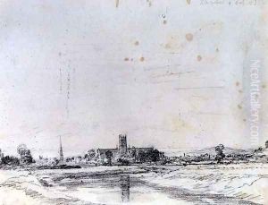 Worcester Cathedral from the South by John Constable