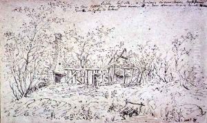 Cottage at East Bergholt 3 by John Constable