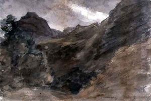Eagle Crag, Borrowdale, 1806 by John Constable