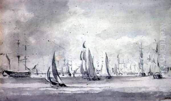 Shipping in the Thames - view 1