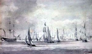 Shipping in the Thames by John Constable