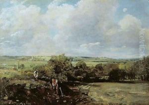 The Vale of Dedham, 1814 by John Constable