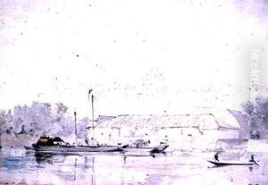 Windsor Castle from the River by John Constable