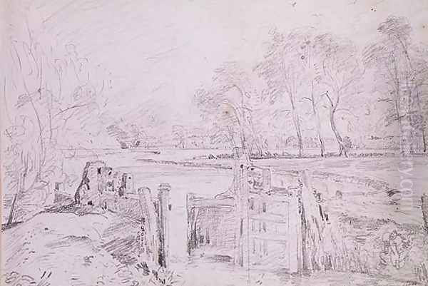 A Lock on the Stour - view 1