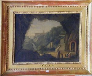 Paysage Neo-classique by Louis-Philippe Crepin