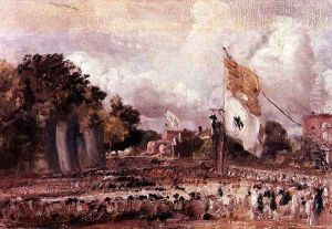 Waterloo Feast at East Bergholt by John Constable