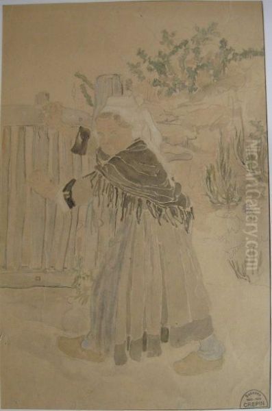 Enfant A La Barriere - view 1