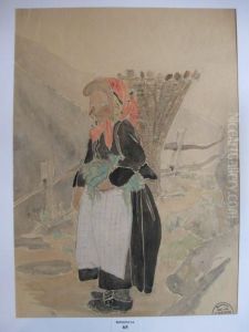 Paysanne Du Valais by Suzanne Crepin