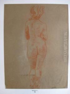 Nu Feminin De Dos by Suzanne Crepin