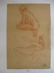 Deux Nus Feminins by Suzanne Crepin