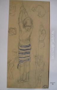 Femme Tirant Sur Une Corde by Suzanne Crepin