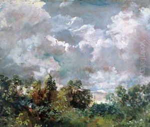 Study of Sky and Trees by John Constable