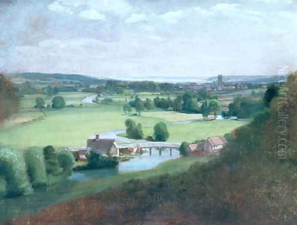 The Valley of the Stour with Dedham in the Distance, 1836-37 - view 1
