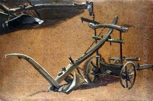 Study of two ploughs by John Constable