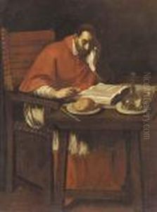 The Fast Of San Carlo Borromeo by Daniele Crespi
