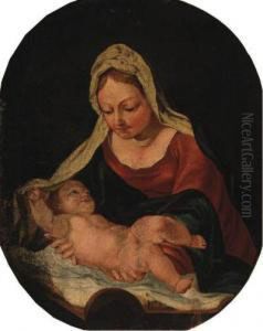 The Madonna And Child by Daniele Crespi
