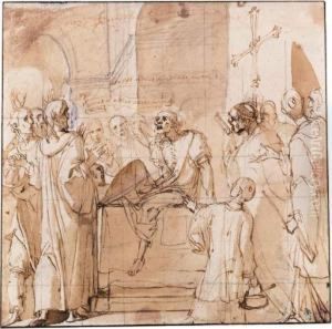 The Death Of Raymond Diocrs by Daniele Crespi