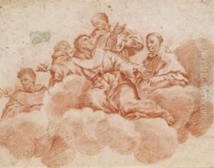 Die Glorie Des Heiligen Franziskus by Giovanni Battista Crespi Il Cerano
