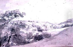 Chatsworth Park by John Constable