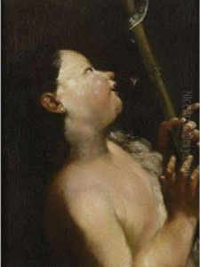 The Young John The Baptist by Giuseppe Maria Crespi