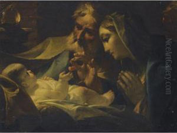 Mary And Joseph Adoring The Christ Child - view 1