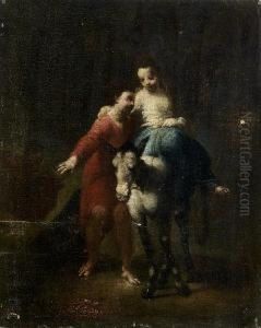 The Flight Into Egypt by Giuseppe Maria Crespi