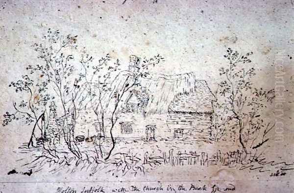 Cottage at East Bergholt, with a well - view 1