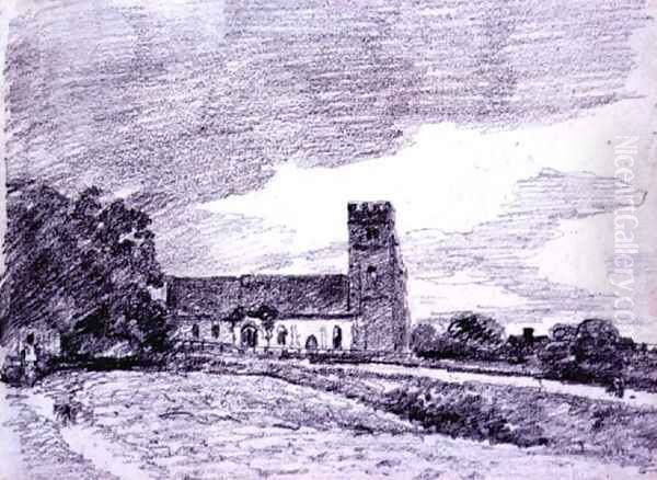 Feering Church, 1814 - view 1