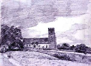 Feering Church, 1814 by John Constable